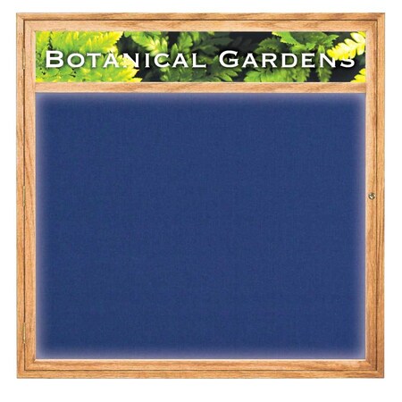 United Visual Products Open Faced Traditional Corkboard, 36x24" UV641A-SATIN-CINNABA